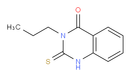 2,3-Dihydro-3-propyl-2-thioxo-4(1H)-quinazolinone (ACI)