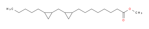 Methyl 2-[(2-pentylcyclopropyl)methyl]cyclopropaneoctanoate (ACI)