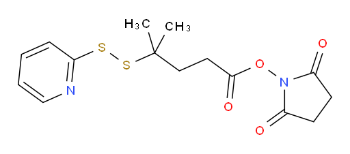 2,5-Dioxo-1-pyrrolidinyl 4-methyl-4-(2-pyridinyldithio)pentanoate (ACI)
