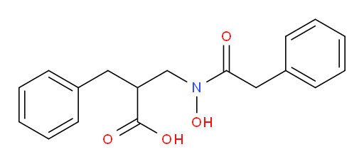 α-[[Hydroxy(2-phenylacetyl)amino]methyl]benzenepropanoic acid (ACI)