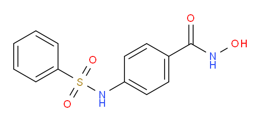N-Hydroxy-4-[(phenylsulfonyl)amino]benzamide (ACI)