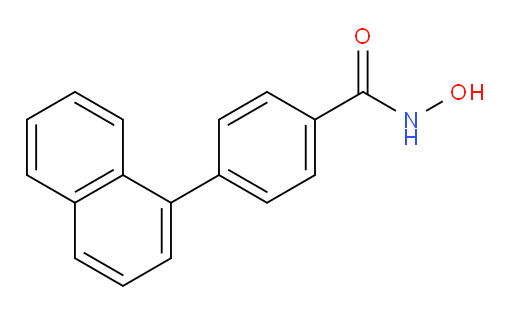N-Hydroxy-4-(1-naphthalenyl)benzamide (ACI)