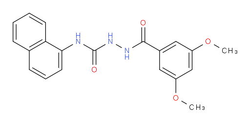 3,5-Dimethoxybenzoic acid 2-[(1-naphthalenylamino)carbonyl]hydrazide (ACI)