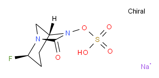 Sulfuric acid, mono[(1S,2R,5R)-2-fluoro-7-oxo-1,6-diazabicyclo[3.2.1]oct-6-yl] ester, sodium salt (1:1) (ACI)