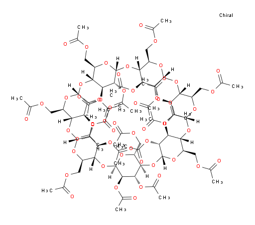 Peracetylated β-cyclodextrin