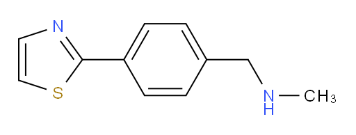 N-Methyl-4-(2-thiazolyl)benzenemethanamine (ACI)