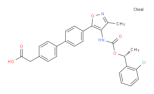 4′-[4-[[[(1R)-1-(2-Chlorophenyl)ethoxy]carbonyl]amino]-3-methyl-5-isoxazolyl][1,1′-biphenyl]-4-acetic acid (ACI)