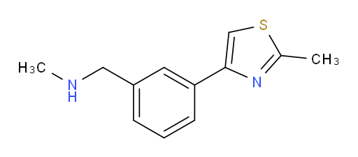 N-Methyl-3-(2-methyl-4-thiazolyl)benzenemethanamine (ACI)