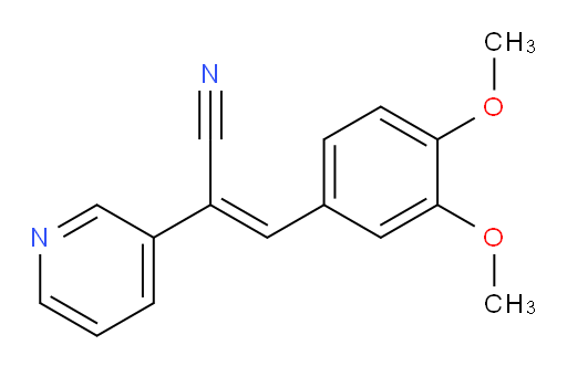 α-[(3,4-Dimethoxyphenyl)methylene]-3-pyridineacetonitrile (ACI)