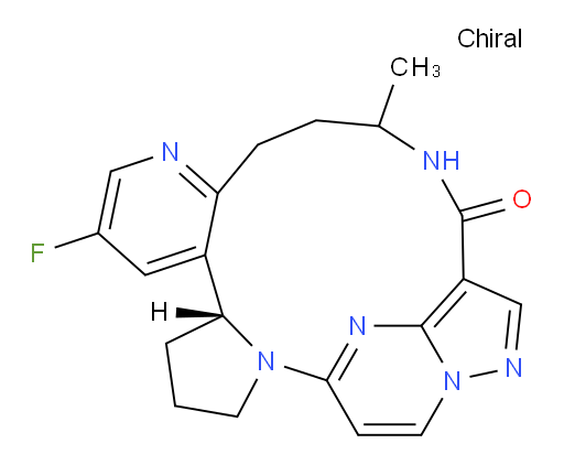(3aR)-5-Fluoro-1,2,3,3a,8,9,10,11-octahydro-10-methyl-12H-15,17-ethenopyrazolo[3,4-d]pyrido[2,3-k]pyrrolo[2,1-m][1,3,7]triazacyclotridecin-12-one (ACI)