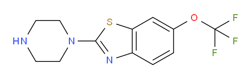 2-(1-Piperazinyl)-6-(trifluoromethoxy)benzothiazole (ACI)