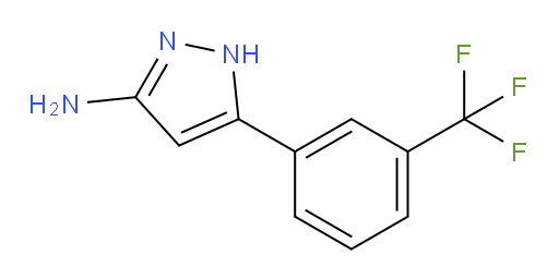 5-[3-(Trifluoromethyl)phenyl]-1H-pyrazol-3-amine (ACI)