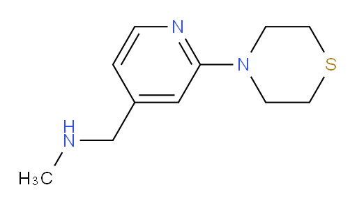 N-Methyl-2-(4-thiomorpholinyl)-4-pyridinemethanamine (ACI)
