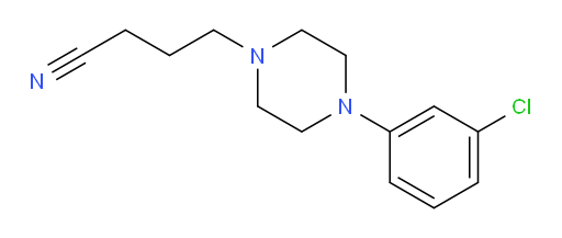 4-(3-Chlorophenyl)-1-piperazinebutanenitrile (ACI)