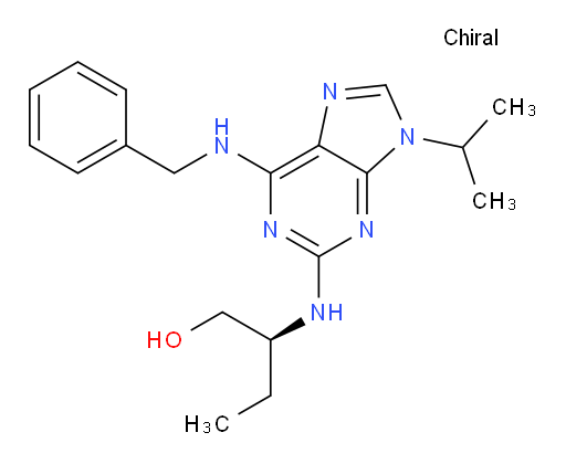 (2S)-2-[[9-(1-Methylethyl)-6-[(phenylmethyl)amino]-9H-purin-2-yl]amino]-1-butanol (ACI)