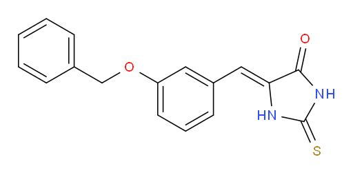 (5Z)-5-[[3-(Phenylmethoxy)phenyl]methylene]-2-thioxo-4-imidazolidinone (ACI)