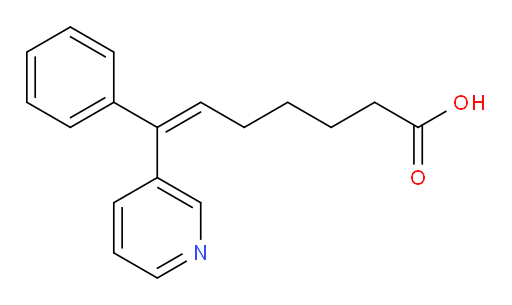 (6Z)-7-Phenyl-7-(3-pyridinyl)-6-heptenoic acid (ACI)