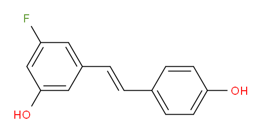 3-Fluoro-5-[(1E)-2-(4-hydroxyphenyl)ethenyl]phenol (ACI)
