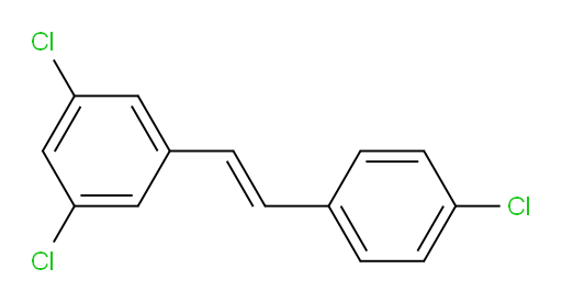 1,3-Dichloro-5-[(1E)-2-(4-chlorophenyl)ethenyl]benzene (ACI)