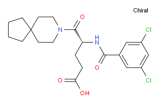 (γR)-γ-[(3,5-Dichlorobenzoyl)amino]-δ-oxo-8-azaspiro[4.5]decane-8-pentanoic acid (ACI)