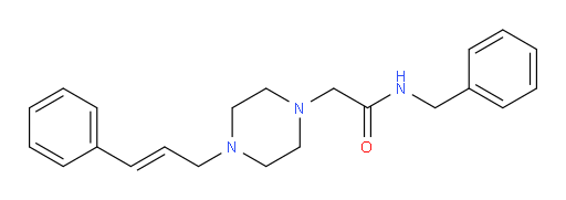 N-(Phenylmethyl)-4-[(2E)-3-phenyl-2-propen-1-yl]-1-piperazineacetamide (ACI)