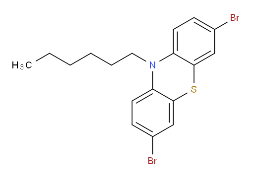 3,7-dibromo-10-hexyl-10H-phenothiazine