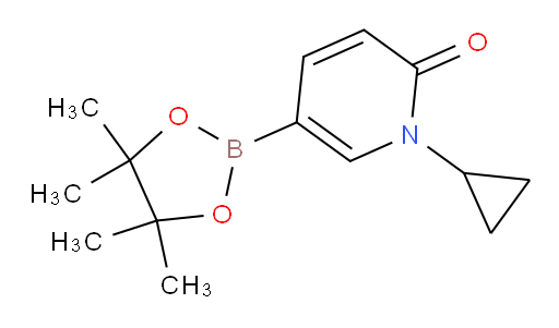 1-cyclopropyl-5-(4,4,5,5-tetramethyl-1,3,2-dioxaborolan-2-yl)pyridin-2(1H)-one