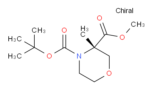 (S)-4-tert-butyl 3-methyl 3-methylmorpholine-3,4-dicarboxylate