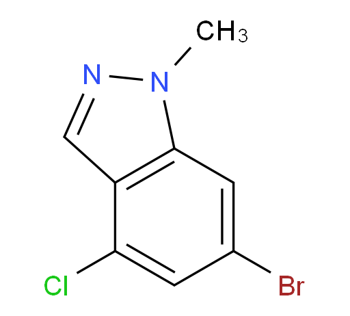 6-bromo-4-chloro-1-methyl-1H-indazole