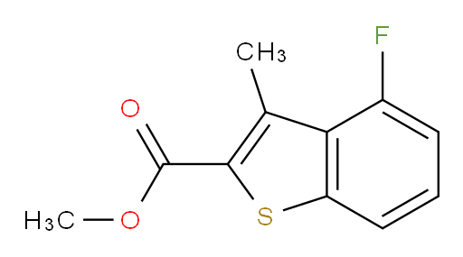 methyl 4-fluoro-3-methylbenzo[b]thiophene-2-carboxylate