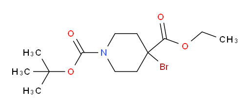 1-tert-butyl 4-ethyl 4-bromopiperidine-1,4-dicarboxylate