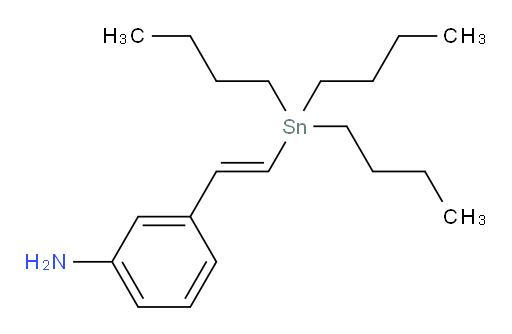 (E)-3-(2-(tributylstannyl)vinyl)aniline