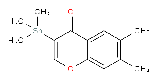 6,7-dimethyl-3-(trimethylstannyl)-4H-chromen-4-one