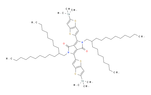 2,5-bis(2-octyldodecyl)-3,6-bis(5-(trimethylstannyl)thieno[3,2-b]thiophen-2-yl)pyrrolo[3,4-c]pyrrole-1,4(2H,5H)-dione