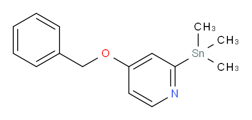 4-(benzyloxy)-2-(trimethylstannyl)pyridine
