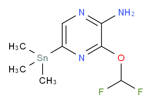 3-(difluoromethoxy)-5-(trimethylstannyl)pyrazin-2-amine