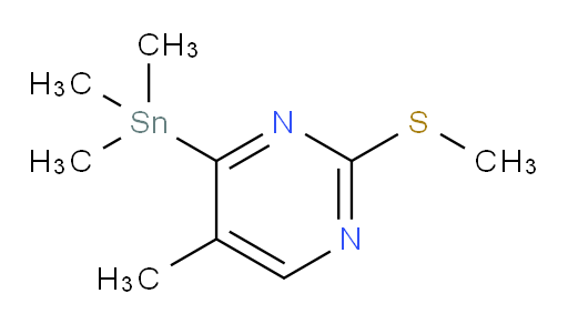 5-methyl-2-(methylthio)-4-(trimethylstannyl)pyrimidine