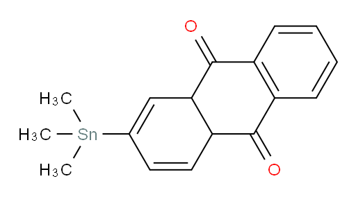 2-(trimethylstannyl)anthracene-9,10(4aH,9aH)-dione