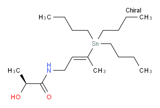 (S,E)-2-hydroxy-N-(3-(tributylstannyl)but-2-en-1-yl)propanamide