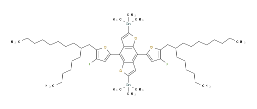 (4,8-bis(4-fluoro-5-(2-hexyldecyl)thiophen-2-yl)benzo[1,2-b:4,5-b']dithiophene-2,6-diyl)bis(trimethylstannane)