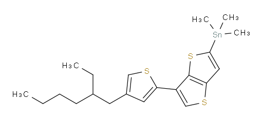 (6-(4-(2-ethylhexyl)thiophen-2-yl)thieno[3,2-b]thiophen-2-yl)trimethylstannane