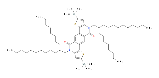 4,10-bis(2-octyldodecyl)-2,8-bis(trimethylstannyl)thieno[2',3':5,6]pyrido[3,4-g]thieno[3,2-c]isoquinoline-5,11(4H,10H)-dione