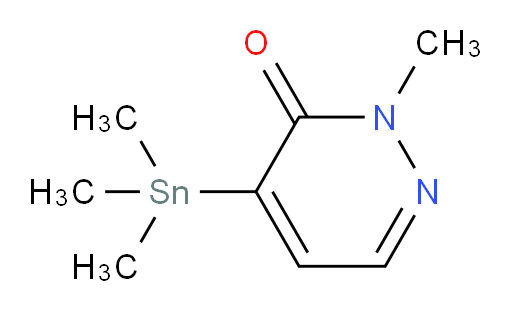 2-methyl-4-(trimethylstannyl)pyridazin-3(2H)-one