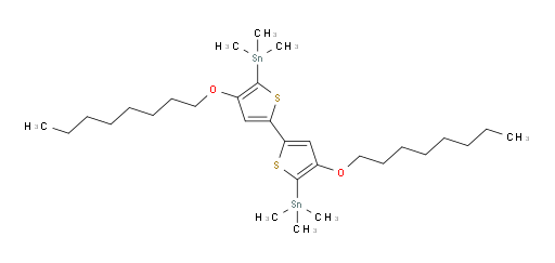 (4,4'-bis(octyloxy)-[2,2'-bithiophene]-5,5'-diyl)bis(trimethylstannane)