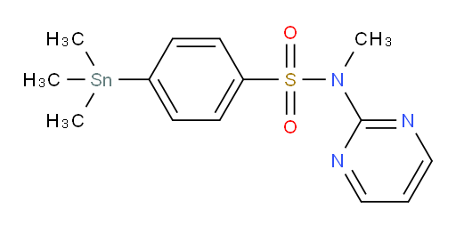 N-methyl-N-(pyrimidin-2-yl)-4-(trimethylstannyl)benzenesulfonamide