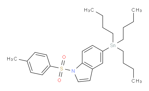 1-tosyl-5-(tributylstannyl)-1H-indole
