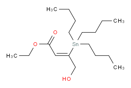 (Z)-ethyl 4-hydroxy-3-(tributylstannyl)but-2-enoate