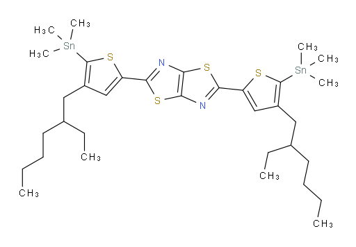 2,5-bis(4-(2-ethylhexyl)-5-(trimethylstannyl)thiophen-2-yl)thiazolo[5,4-d]thiazole