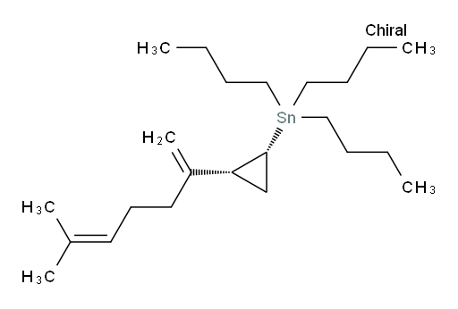 tributyl((1R,2R)-2-(6-methylhepta-1,5-dien-2-yl)cyclopropyl)stannane