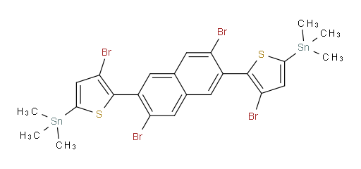 (5,5'-(3,7-dibromonaphthalene-2,6-diyl)bis(4-bromothiophene-5,2-diyl))bis(trimethylstannane)